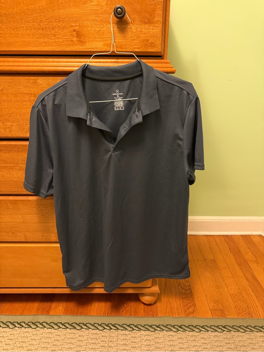 Men's Performance Polo in Gray - XL